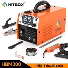 HITBOX MIG MAG Saldatrice 200A 3 IN 1, Filo di Riempimento Saldatrice Kit per Principianti