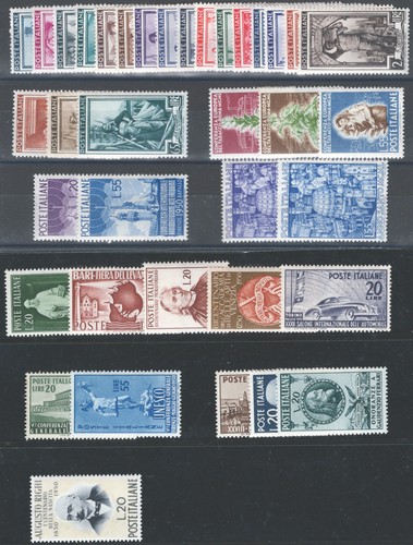 Italia 1950 annata - italia, completa