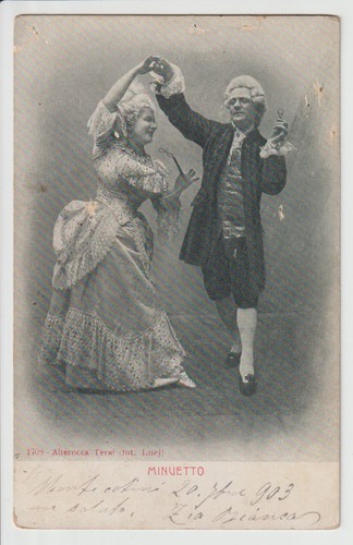 1903 antica cartolina di - 1903,