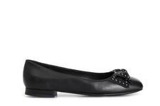 Cafè Noir C1XG1010 BALLERINA IN PELLE CON FIOCCO