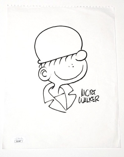 Mort walker vero schizzo - mort,