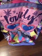 zaino sj bambina Usato Pari Al Nuovo  Fantasia Rosa Vari Scomparti Resistente