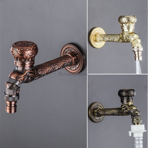 Rubinetto drago vintage - rubinetto, parete
