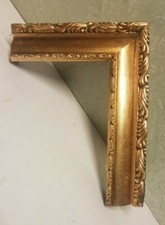Cornice legno oro - legno, fogliax