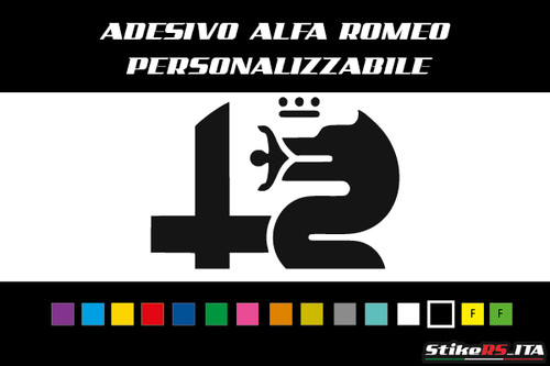 Adesivo vinile alfa romeo - adesivo,