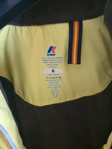 Way giallo originale - k-way,