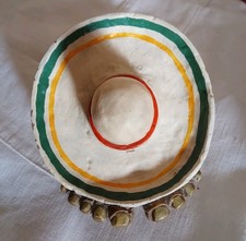 Franco Reggiani Scultura soprammobile vintage Messicano sombrero arte 80 vintage