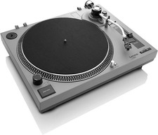 Lenco L-3808 MATT GREY Giradischi con trasmissione diretta  DJ USB - 33 45 giri