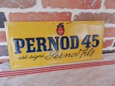 plaque tôle PERNOD 45 est