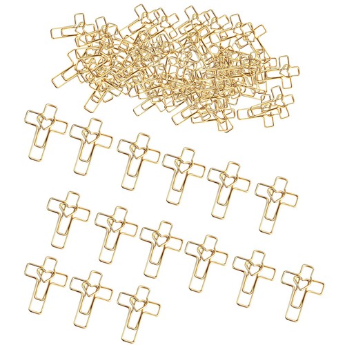 200pcs fermacarte croce cuore - 200pcs,