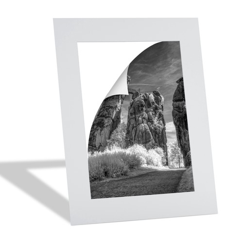 Passepartout misura bianco - passepartout, su