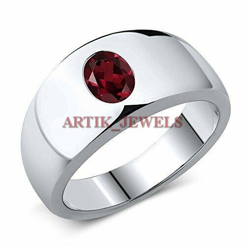 Naturale granato gemma con 14k - naturale,