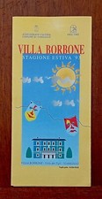 VIAREGGIO, VILLA BORBONE, DEPLIANT STAGIONE ESTIVA VINTAGE 