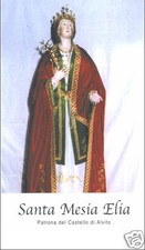 SANTINO HOLY CARD SANTA MESIA ELIA