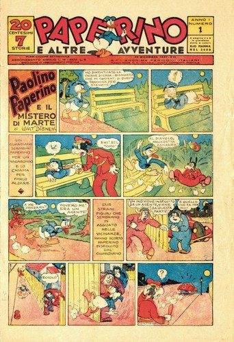 Paperino giornale anastatica - giornale,