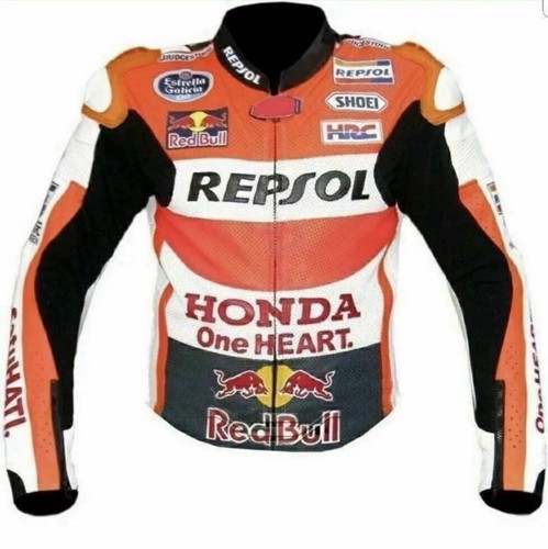 Honda repsol giacca moto pelle - repsol,