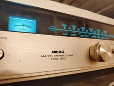 NIKKO FAM-220  TUNER   AUDIO  ALTA FEDELTA stereo hi fi  Vintage HI-FI JAPAN