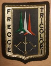 TOPPA PATCH PLASTIFICATA AERONAUTICA MILITARE FRECCE TRICOLORI  CON VELCRO M/F