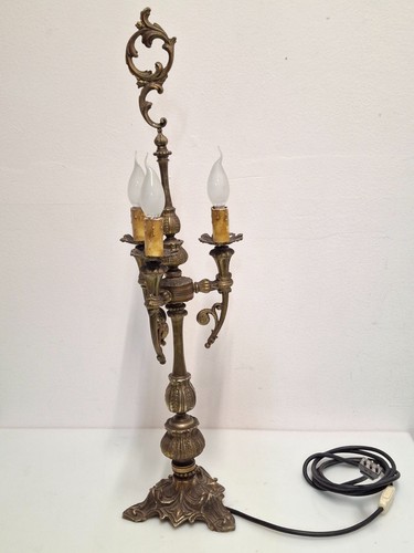 Lampada antica ottone - lampada,