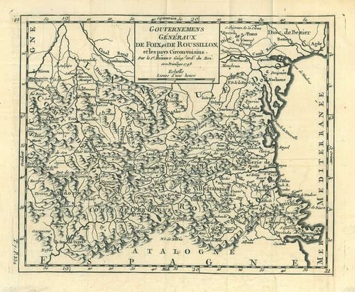 Mappa dell occitania - mappa, dell'occitania