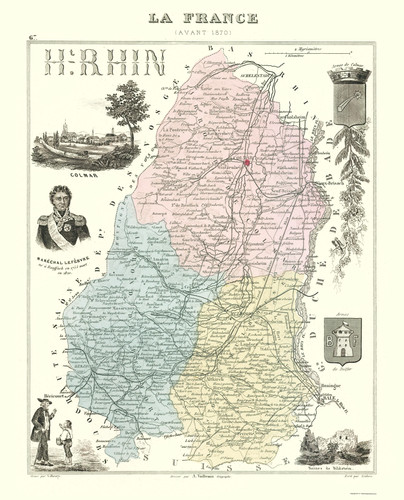 Mappa storica dipartimento - storica,