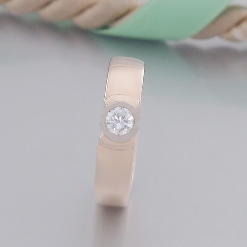 Anello solitario classico con - solitario,