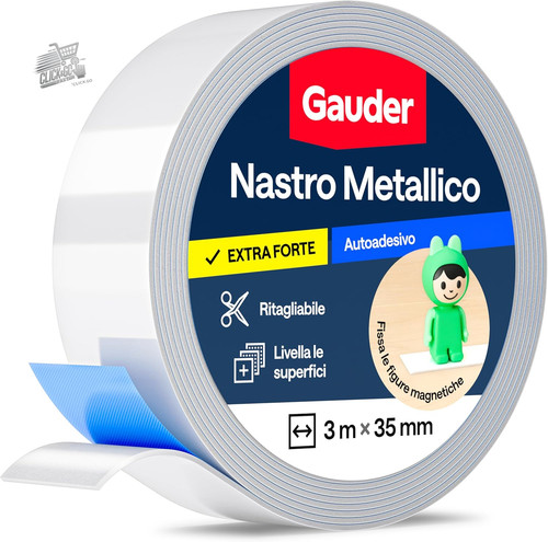 Nastro metallico adesivo x - metallico, 3m