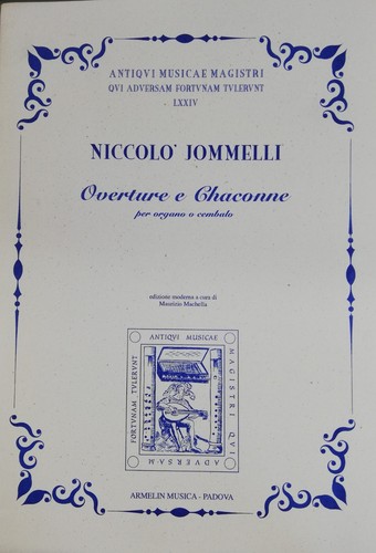 Niccolò jommelli overture e - niccolò,