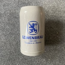 Vintage lowenbrau stein - vintage,