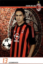 Cartolina Calcio AC Milan