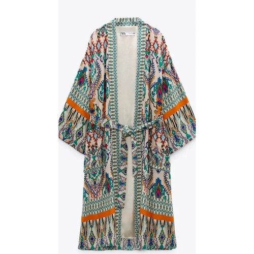 Giacca kimono zara - kimono, multicolore