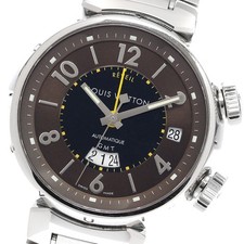 Orologio Uomo Automatico LOUIS VUITTON Tambour GMT Reveil Q1151 Sveglia_908898