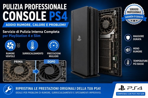 Pulizia console ps4 - pulizia,