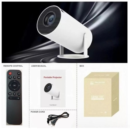 Nuovo mini proiettore hy300 - mini, 4k