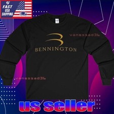 NUOVA CAMICIA BENNINGTON PONTONE BOATS LOGO MANICA LUNGA T-SHIRT DIVERTENTE TAGLIA S-5XL