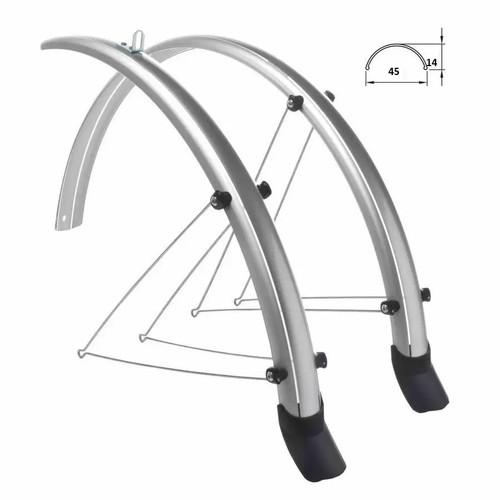 Coppia parafanghi bici 28 - di,