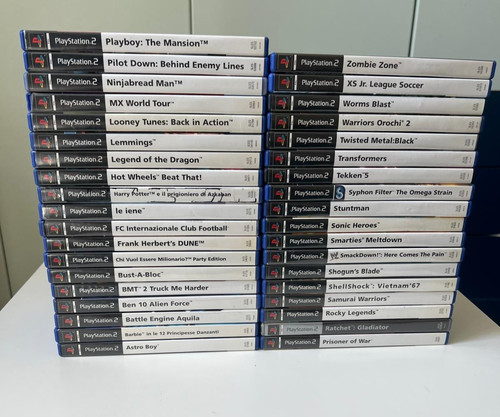 Lotto giochi playstation 2 - 37,