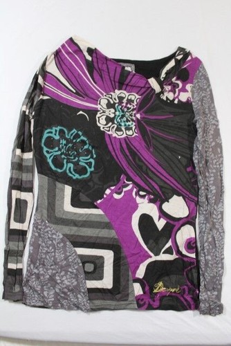 Desigual camicia nero - l, toni