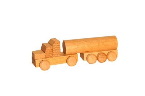 Gioco legno camion cisterna - gioco,