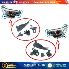 2x Kit Riparazione Fari Clip