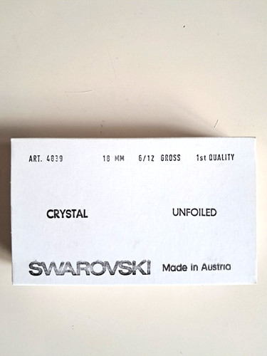 Scatola fabbrica swarovski - scatola, di
