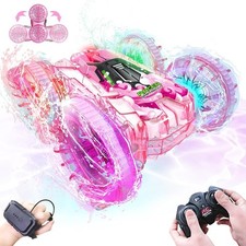 Telecomando Anfibio Auto,4WD Impermeabile RC Auto Controllo Barca Piscina Giocattoli