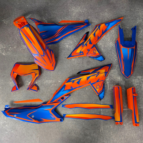 Plastiche grafica ktm - +,