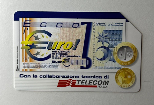 Scheda telefonica ecco euro - ecco, l'euro