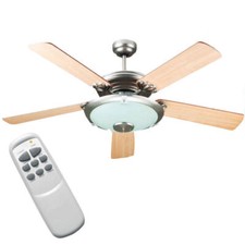 Ventilatore a soffitto da parete telecomando luce lampada Dcg VECRD50TL - Rotex