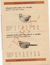 CATALOGO ALLUMINIUM REX TORINO  ALLUMINIO, PENTOLE ARTICOLI CUCINA -  ANNI 30