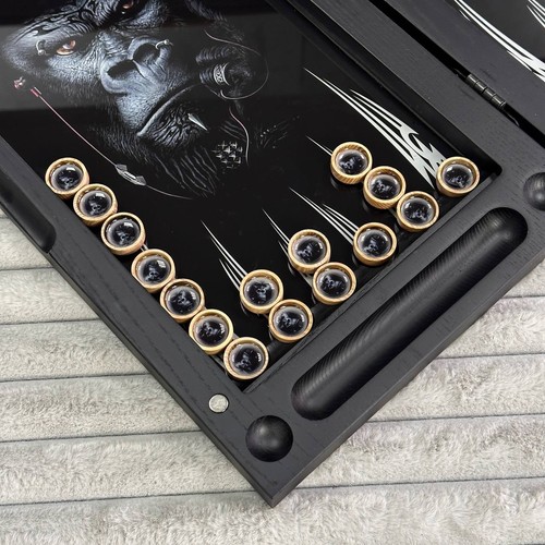 Set backgammon vetro - vetro, lusso