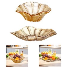 Ciotola di frutta di vetro