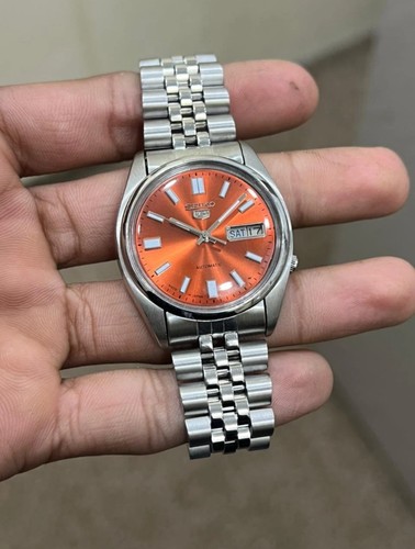 Seiko sunburst arancione 7009 - sunburst,