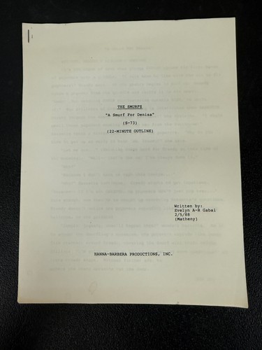 Puffi original story outline - original,